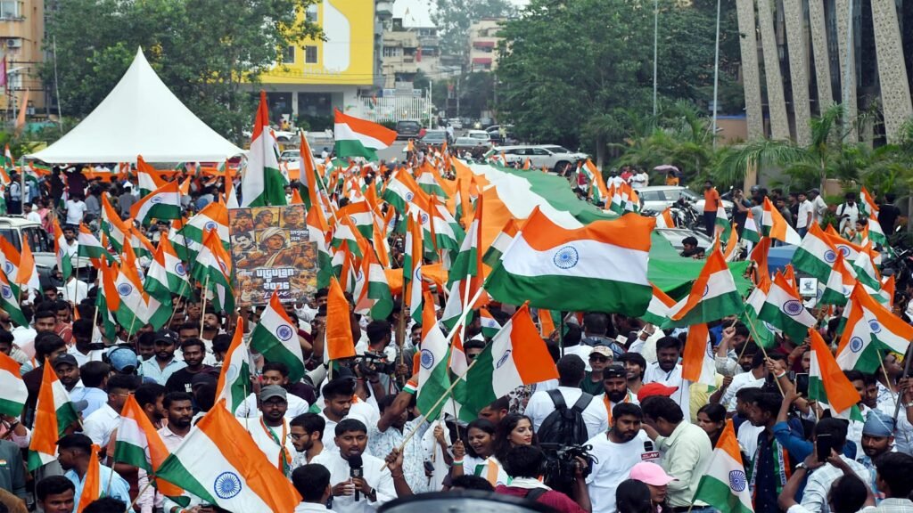 Jharkhand Student Protest: Tiranga Yatra Intensifies Recruitment Exam Irregularities WhatsApp Image 2026 08 17 at 3.51.49 PM