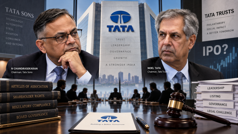Tata boardroom dispute involving N Chandrasekaran, Noel Tata and Tata Sons listing
